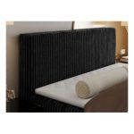 Łóżko kontynentalne TILIANO 200x200 - Tilia 100 - czarny - OUTLET