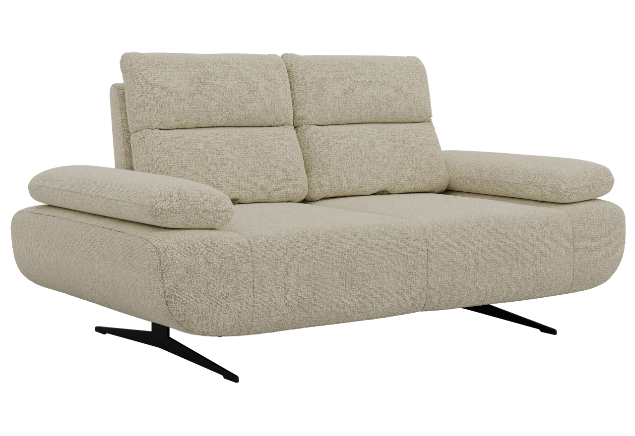Sofa SORAE - kremowy, struktura
