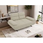 Sofa SORAE - kremowy, struktura