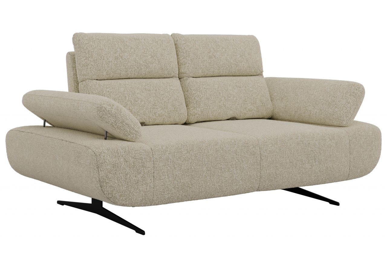 Sofa SORAE - kremowy, struktura