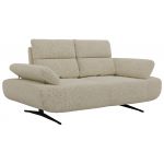 Sofa SORAE - kremowy, struktura