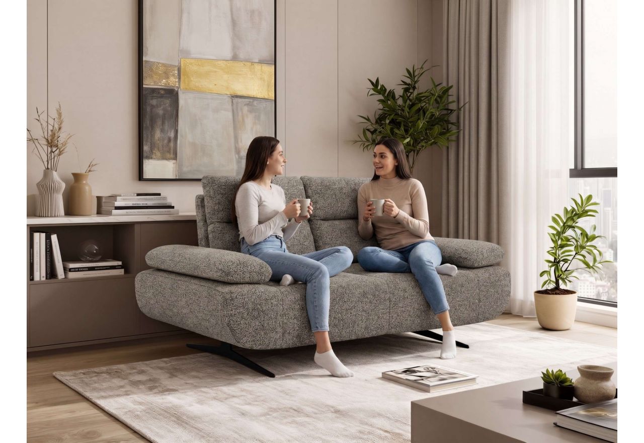 Sofa SORAE - beżowy, struktura