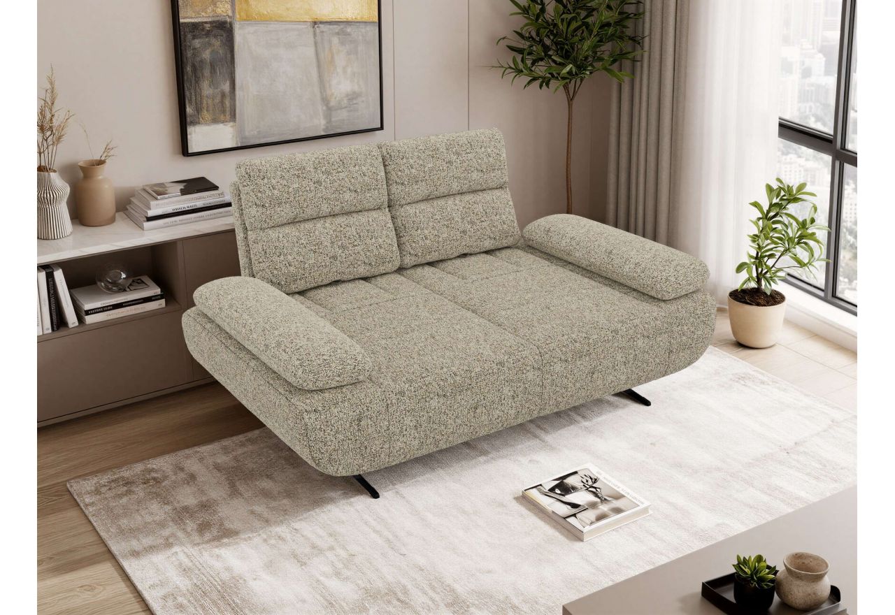 Sofa SORAE - beżowy, struktura