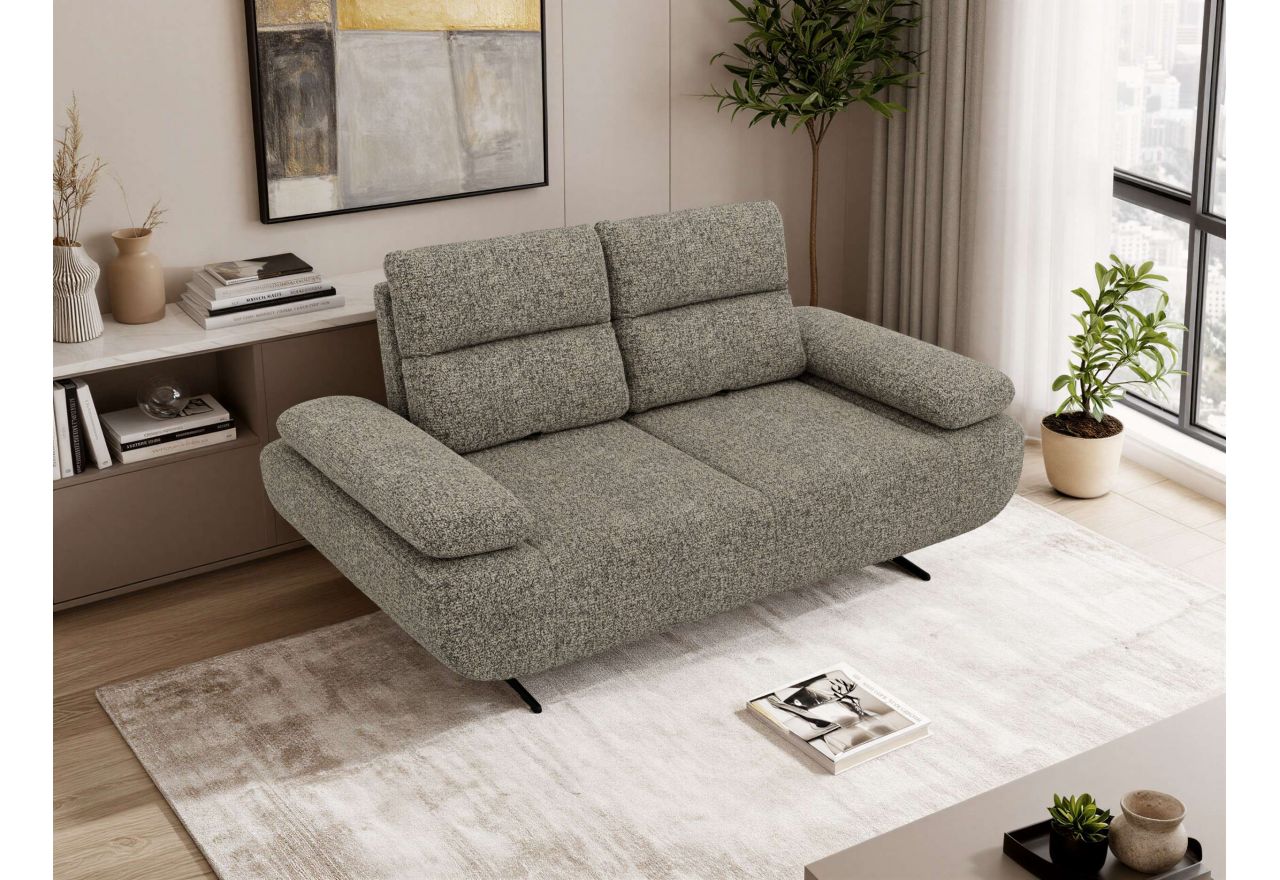 Sofa SORAE - szary, struktura