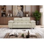 Sofa NIDELLO 2 - kremowy, welwet