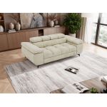 Sofa NIDELLO 2 - kremowy, welwet