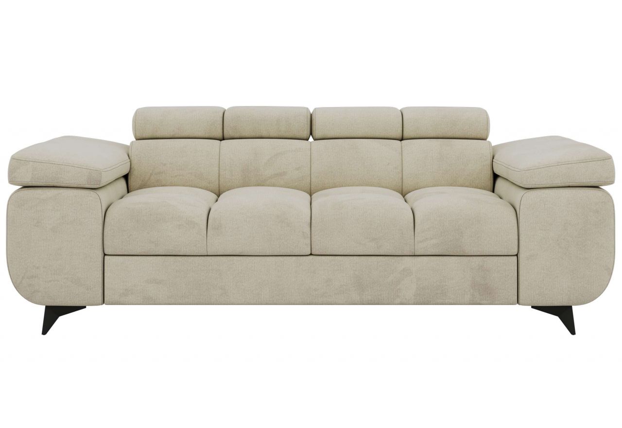Sofa NIDELLO 2 - kremowy, welwet