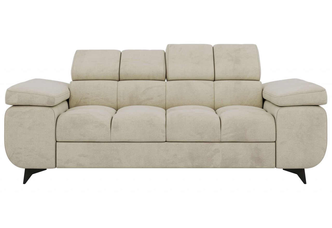 Sofa NIDELLO 2 - kremowy, welwet