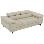Sofa NIDELLO 2 - kremowy, welwet