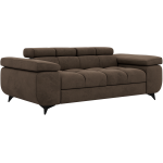 Sofa NIDELLO 2 - brązowy, welwet