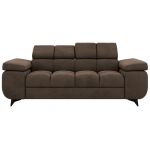Sofa NIDELLO 2 - brązowy, welwet