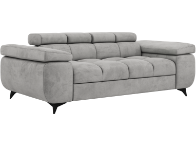Sofa NIDELLO 2 - jasnoszary, welwet