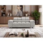 Sofa NIDELLO 2 - jasnoszary, welwet