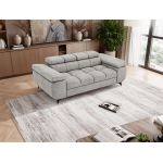 Sofa NIDELLO 2 - jasnoszary, welwet