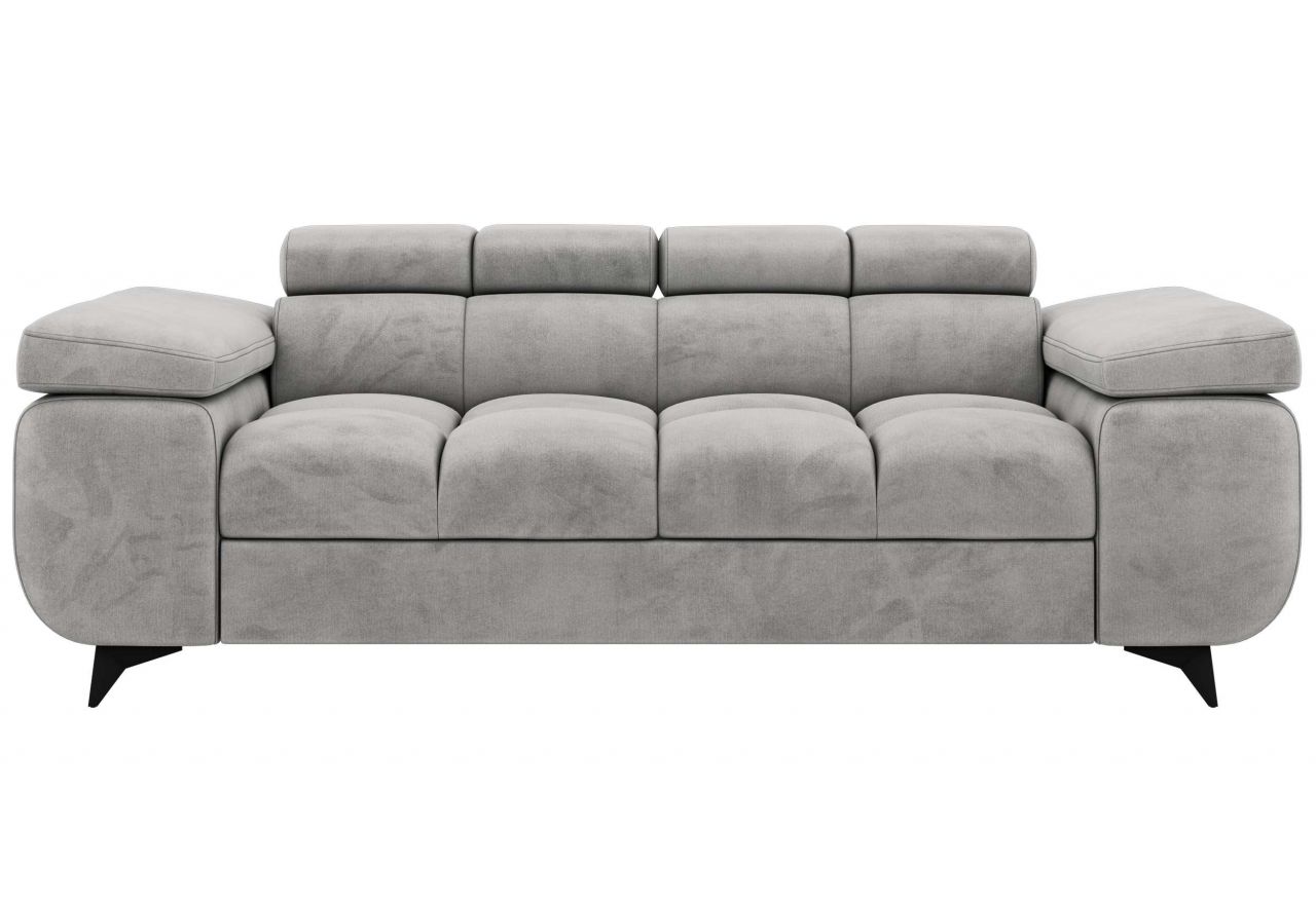 Sofa NIDELLO 2 - jasnoszary, welwet