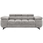 Sofa NIDELLO 2 - jasnoszary, welwet