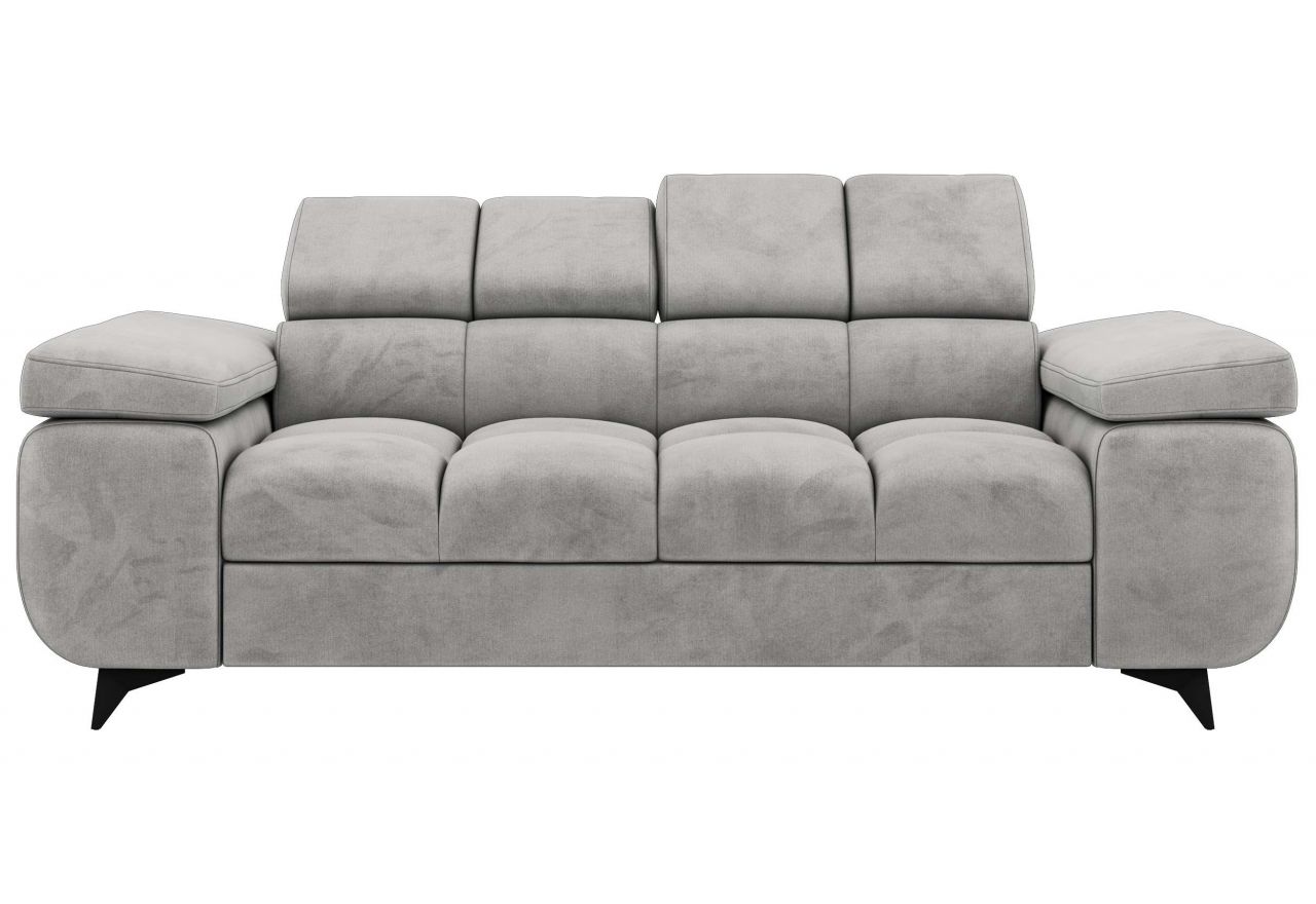Sofa NIDELLO 2 - jasnoszary, welwet