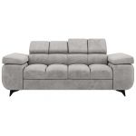 Sofa NIDELLO 2 - jasnoszary, welwet