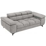 Sofa NIDELLO 2 - jasnoszary, welwet