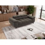 Sofa NIDELLO 2 - ciemnoszary, welwet