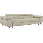 Sofa NIDELLO 3 - kremowy, welwet