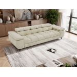 Sofa NIDELLO 3 - kremowy, welwet