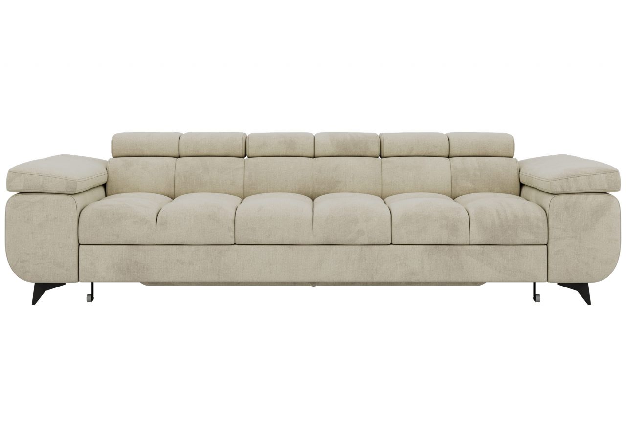 Sofa NIDELLO 3 - kremowy, welwet