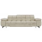 Sofa NIDELLO 3 - kremowy, welwet