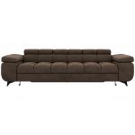 Sofa NIDELLO 3 - brązowy, welwet