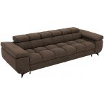 Sofa NIDELLO 3 - brązowy, welwet