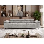 Sofa NIDELLO 3 - jasnoszary, welwet