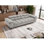 Sofa NIDELLO 3 - jasnoszary, welwet