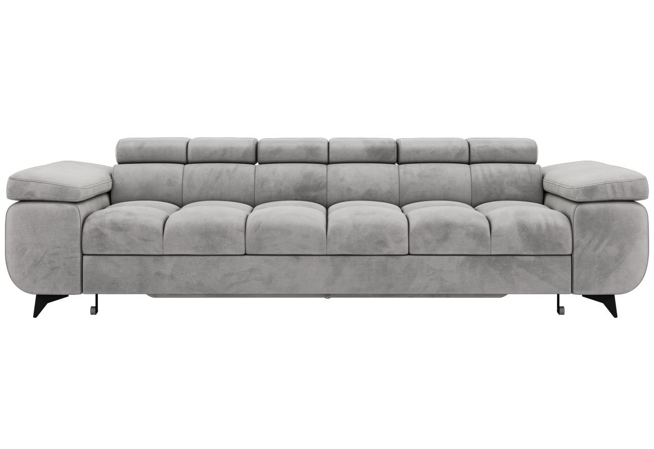Sofa NIDELLO 3 - jasnoszary, welwet