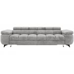 Sofa NIDELLO 3 - jasnoszary, welwet