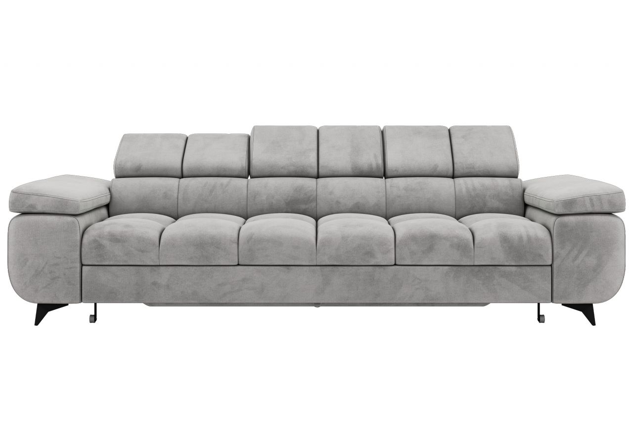 Sofa NIDELLO 3 - jasnoszary, welwet