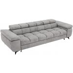 Sofa NIDELLO 3 - jasnoszary, welwet