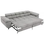 Sofa NIDELLO 3 - jasnoszary, welwet