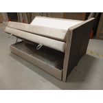 Łóżko kontynentalne LUKA KING 140x200 - Monolith 02 - beżowy - OUTLET