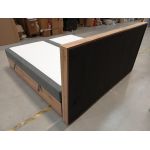 Łóżko kontynentalne ALBERO 1 200x200 - Matana 05 - ciemny szary - OUTLETU