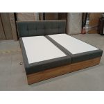 Łóżko kontynentalne ALBERO 1 200x200 - Matana 05 - ciemny szary - OUTLETU