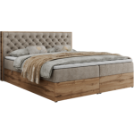 Łóżko kontynentalne ALBERO 3 180x200 - Matana 17 - beżowy - OUTLET