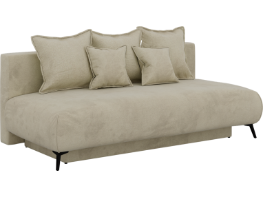 Sofa VIRENO - kremowy, welwet