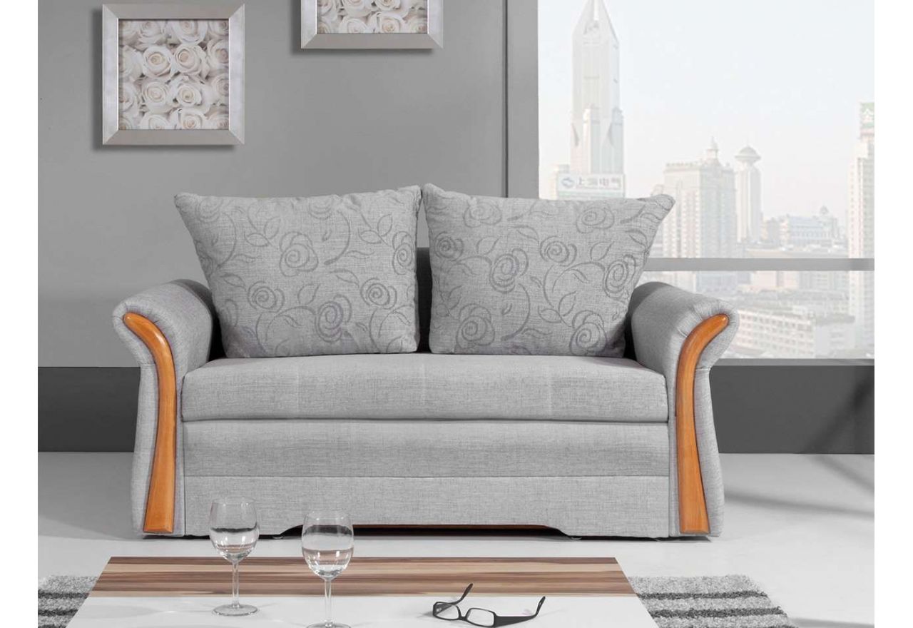 Elegancka rozkładana sofa  - PRATO - w tkaninie CANYON 70 - OUTLET