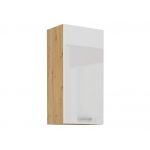 Szafka 50 cm do kuchni, górna wisząca w połysku ARCOS BIAŁY HG 50 G-90 1F