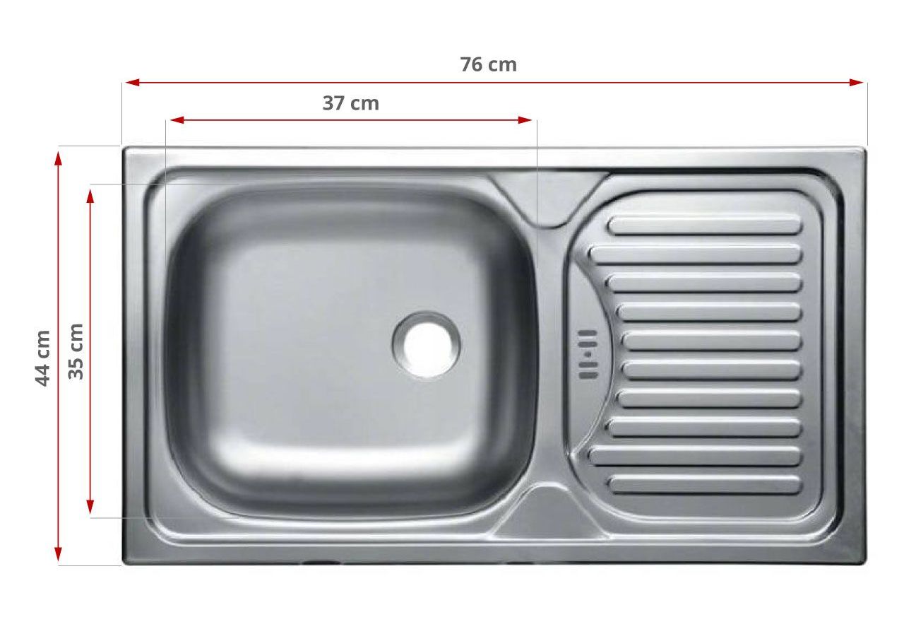 Kuchnia modułowa, systemowy zestaw szafek kuchennych FRAPPE 260 cm - Biały / Dąb Latte / Biały połysk