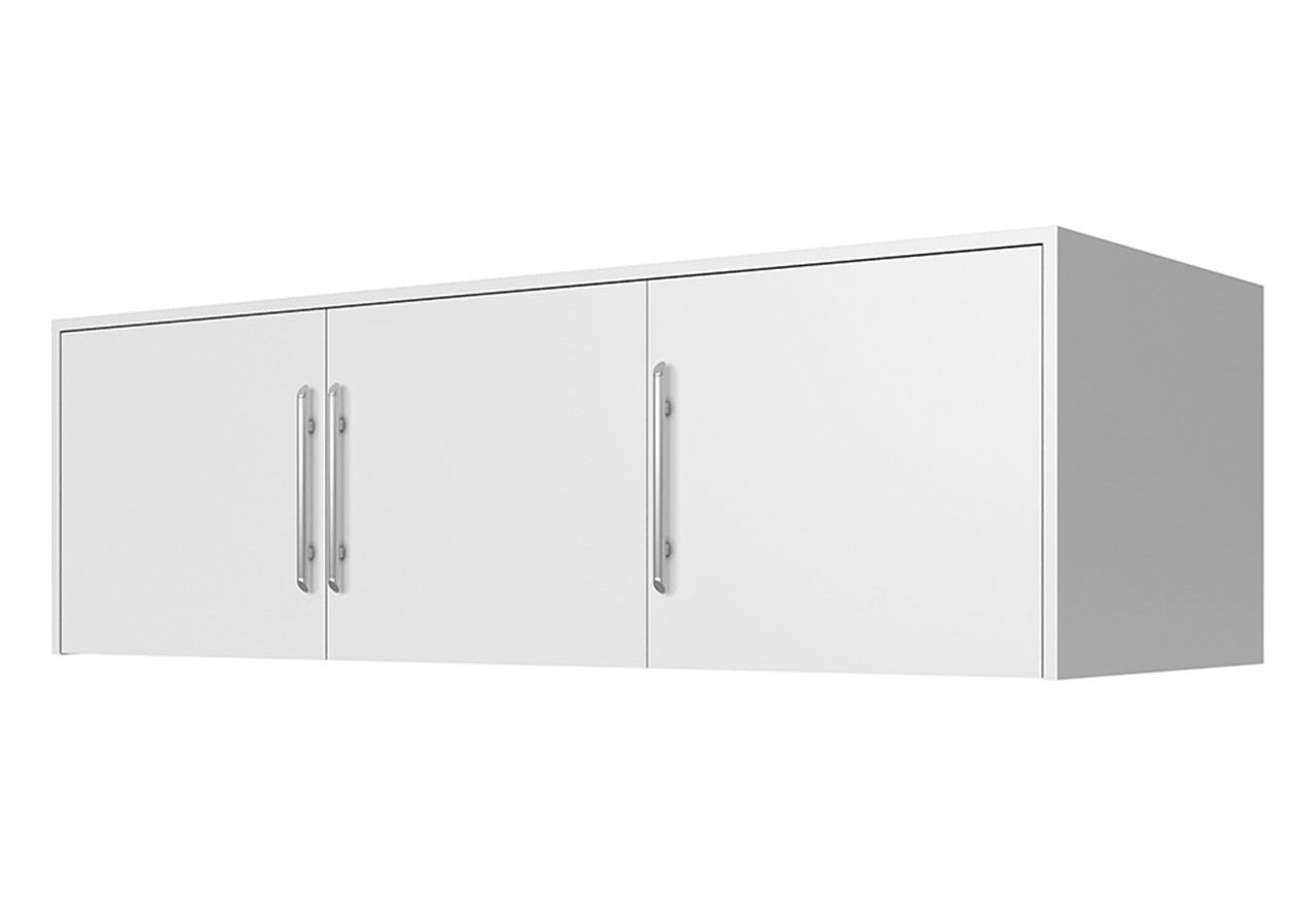 Szafa w stylu glamour z trzema szufladami i lustrem na froncie do sypialni i garderoby - BORNEO / Zgaszony błękit