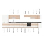 Front do zmywarki z panelem zakrytym dla szerokości 45 cm NIKODA ZM 713x446