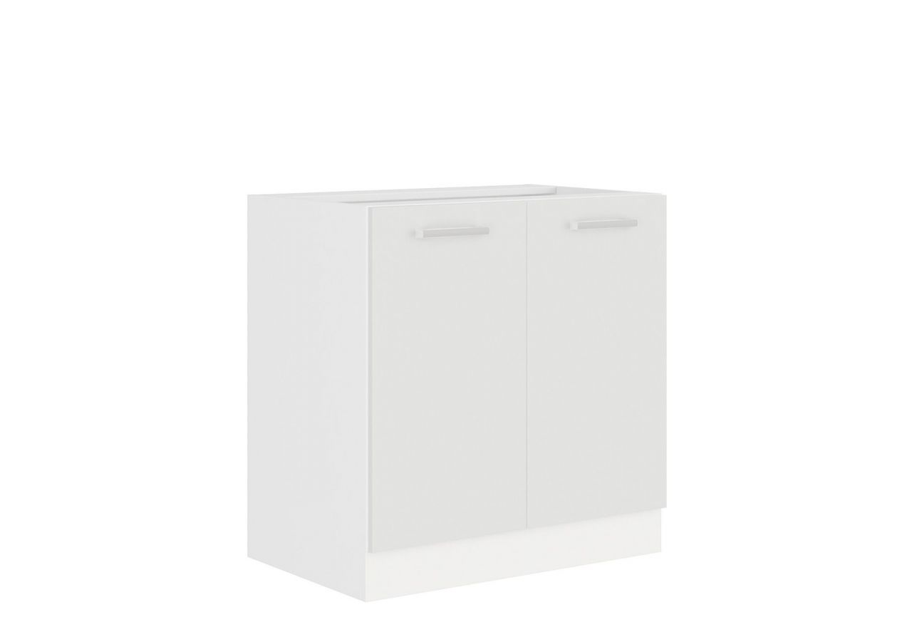 Dolna szafka do kuchni 80 cm w bieli INER WHITE 80 D 2F BB