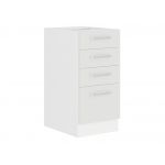 Szafka kuchenna stojąca 40 cm z czterema szufladami INER WHITE 40 D 4S BB