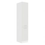 Wysoka szafka, słupek pionowy do kuchni 40 cm INER WHITE 40 DK-210 2F